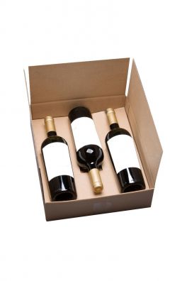 Vingave med 3 flasker vin (kr. 2000,-)