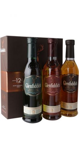 Glenfiddich Mix Pack 3x20 cl 12,15,18 Years Old