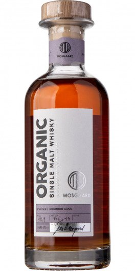 Mosgaard Whisky, Peated Single Malt, 50 cl.