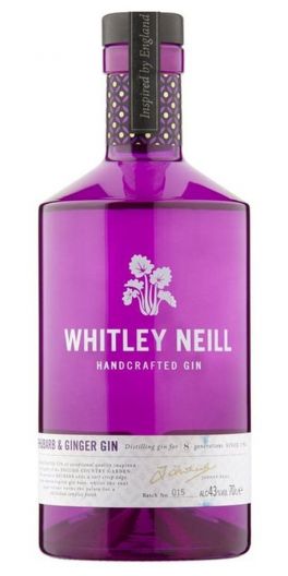 Whitley Neill, Rhubarb & Ginger 43% 70 cl.
