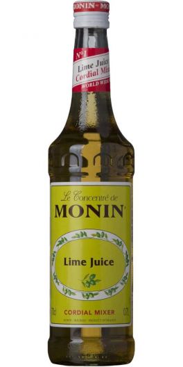 Monin, Lime Juice, Cordial Mixer, 70 cl