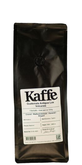 Guatemala Antigua Los Volcanes kaffe 500 g. (Hele bønner)