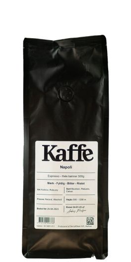 Espresso Napoli 500 g. (Hele bønner)