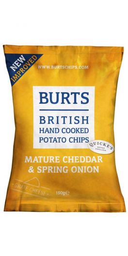 Burts Chips, Mature Cheddar & Spring Onion 150 g