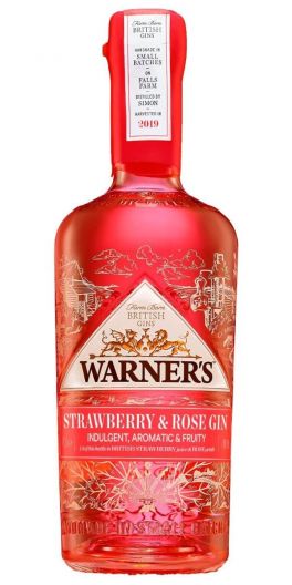 Warners, Harrington Strawberry & Rose Limited Edition Gin 40% 70 cl.