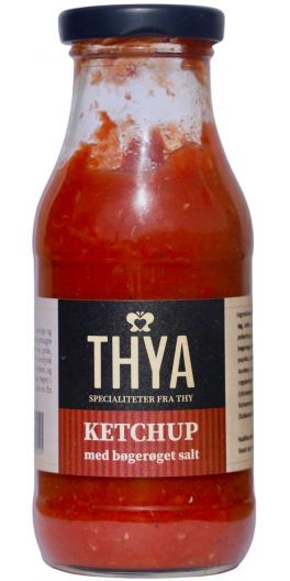 Thya, Ketchup med bøgerøget salt