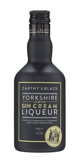 Slingsby Lemon Cream Liqueurs Gin called Carthy & Black