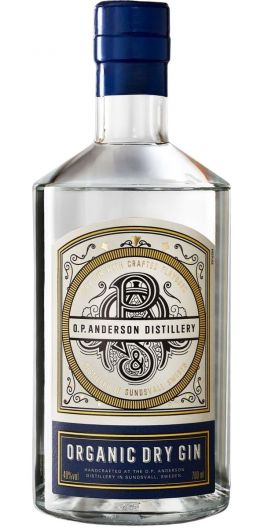 O.P. Anderson Økologisk dry gin 40% 70 cl.