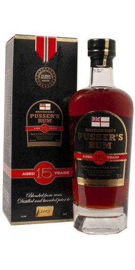 Pusser's, British Navy Rum 15 år - 70 cl.