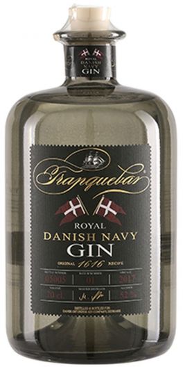 Tranquebar Royal Danish Navy gin 52%