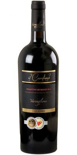 Varvaglione Vigne & Vini, Il Cardinale Linea Oro Primitivo di Manduria 2016