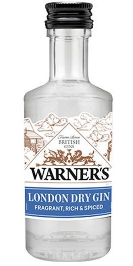 Warner's London Dry Gin 5 cl.