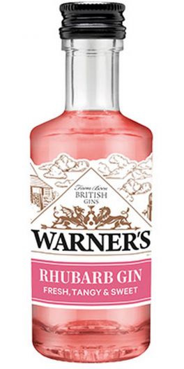 Warner's Rhubarb Gin 5 cl.